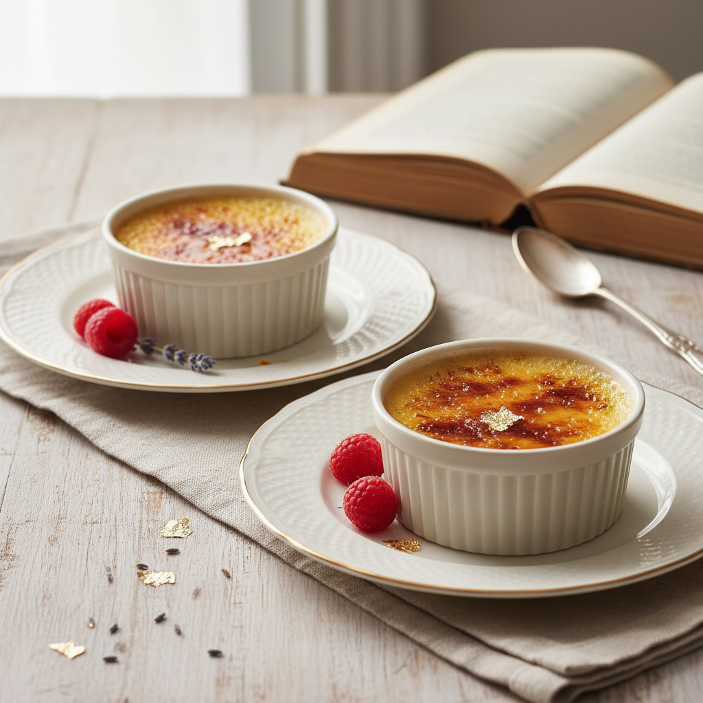 Photo de Recette de la crème brûlée traditionnelle de nos grands-mères