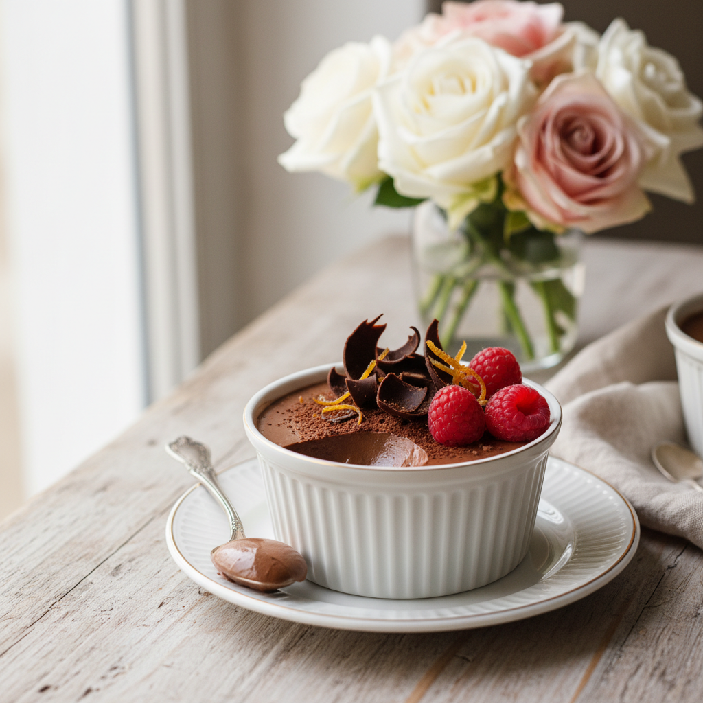 Photo de Recette de crème au chocolat onctueuse et fondante