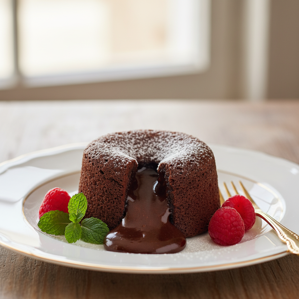 Photo de Recette de fondant intense au chocolat noir Nestlé