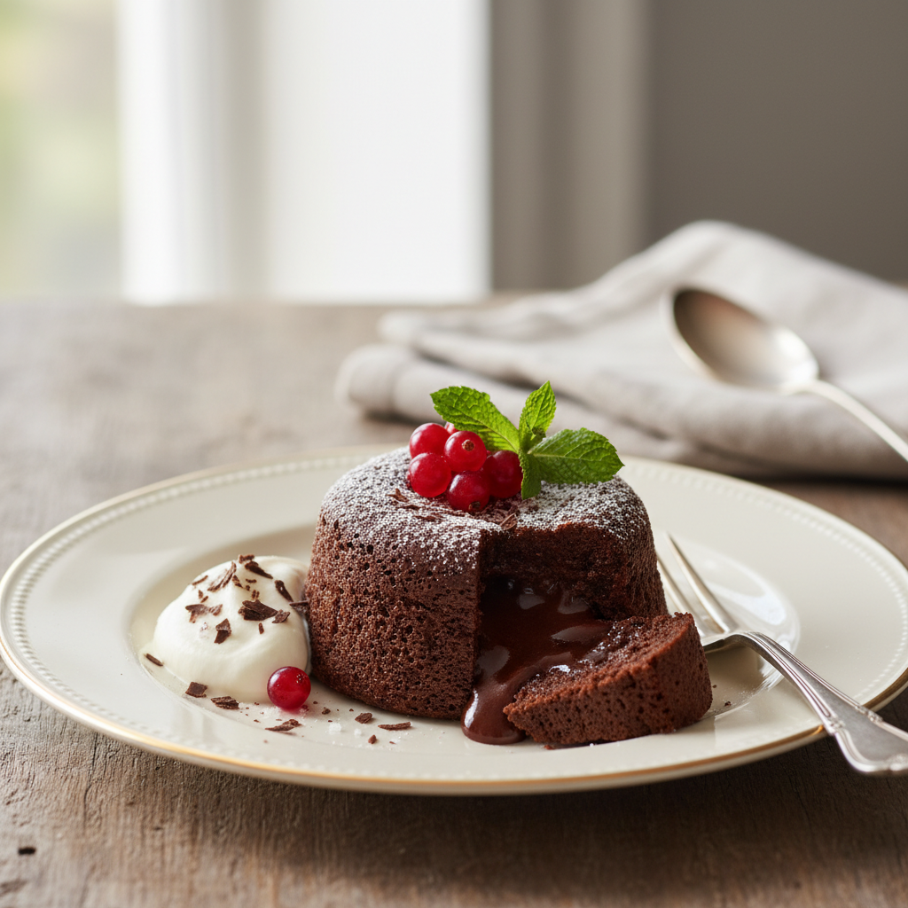 Photo de Recette du moelleux au chocolat noir et beurre demi-sel