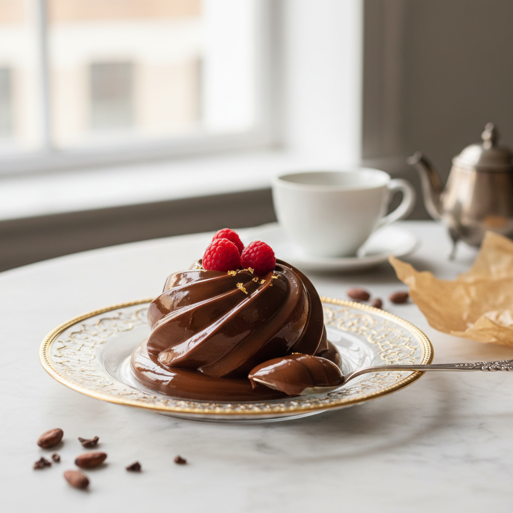 Photo de Recette de la ganache au chocolat onctueuse et brillante