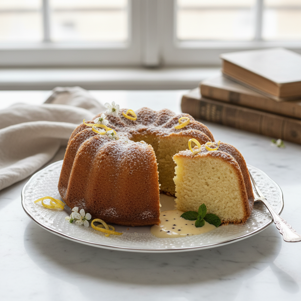 Photo de Recette de gâteau nature extra moelleux et parfumé