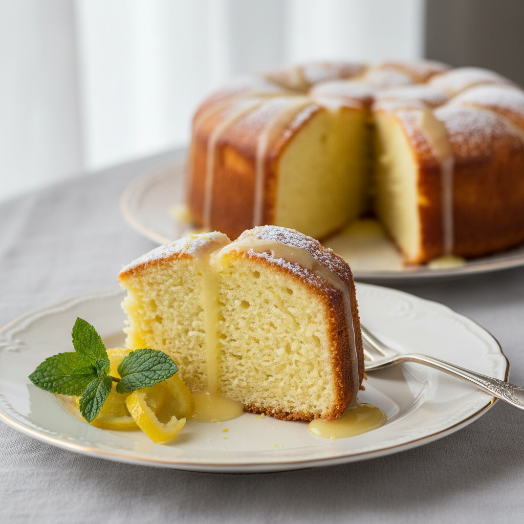 Photo de Recette du gâteau au yaourt ultra moelleux et citronné