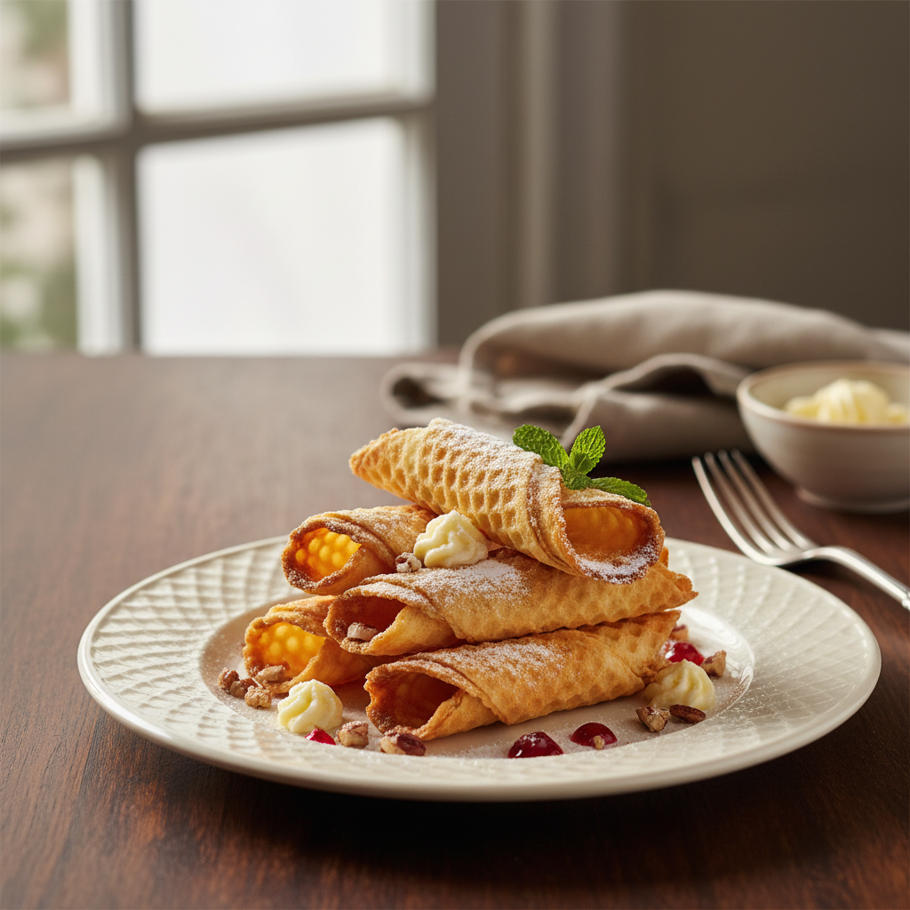 Photo de Recette des gaufrettes croustillantes au beurre de baratte