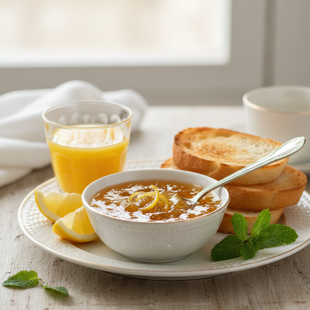 Photo de Recette de confiture de citrons parfumée et translucide