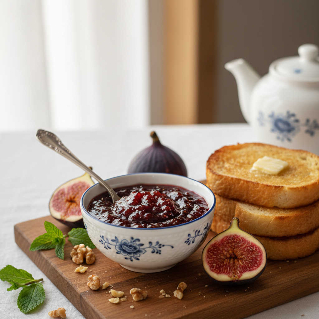 Photo de Recette de confiture de figues à l'ancienne et onctueuse