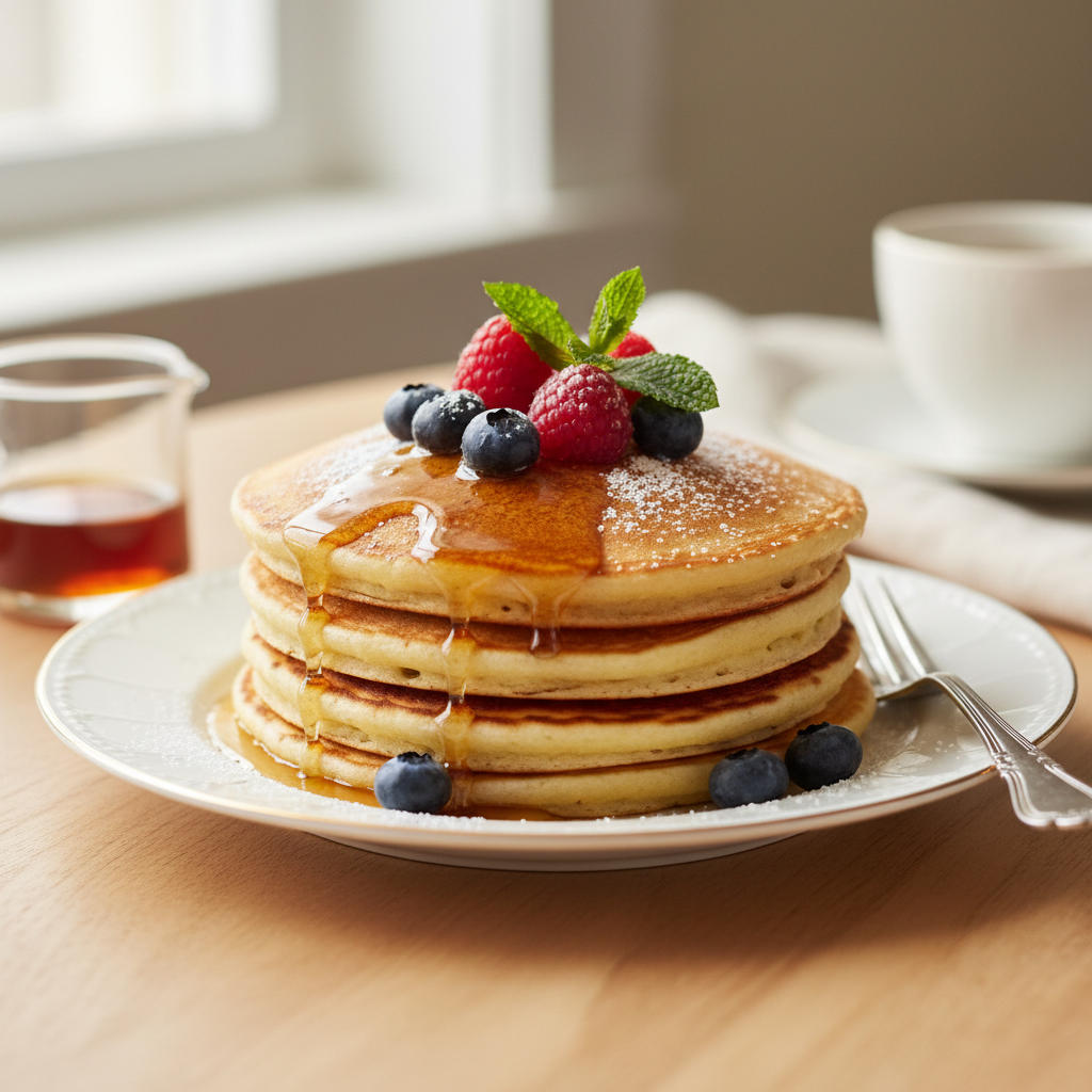 Photo de Recette des pancakes moelleux pour un petit-déjeuner réussi