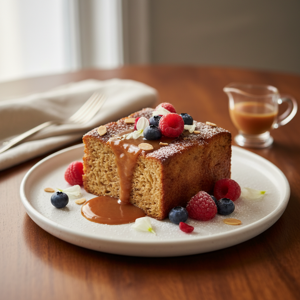 Photo de Recette du pudding au pain rassis onctueux et parfumé