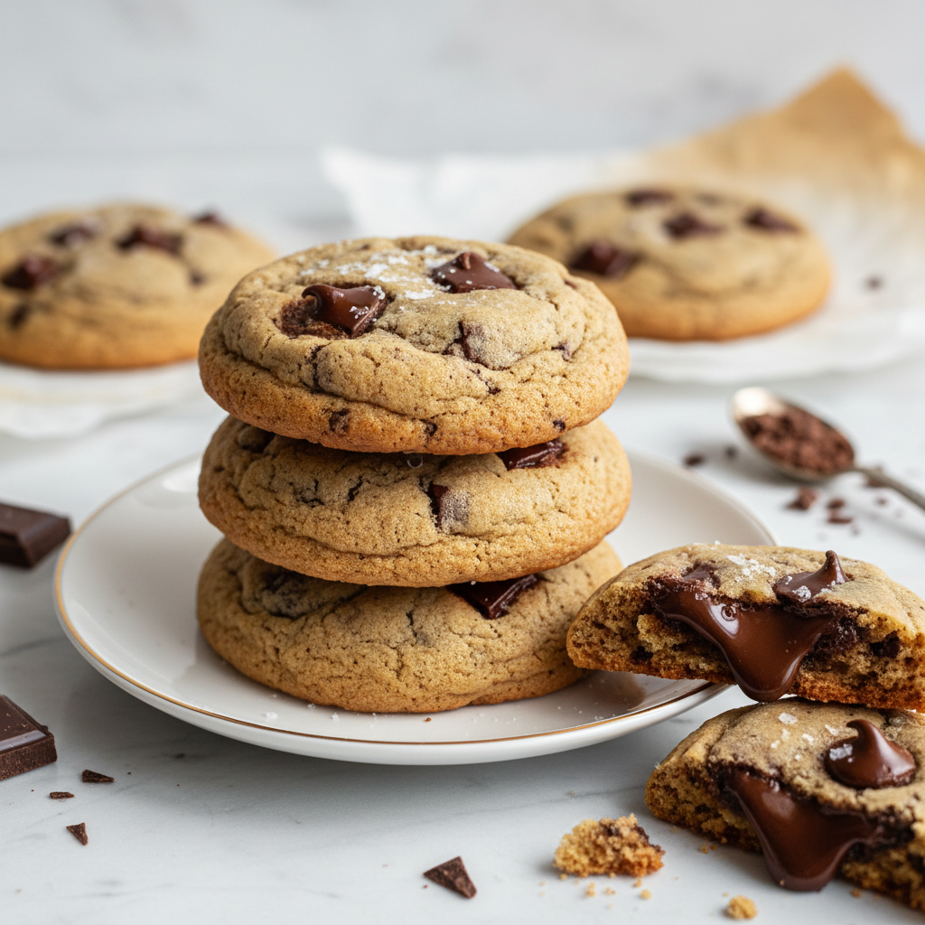 Photo de Recette de cookies moelleux et fondants au chocolat