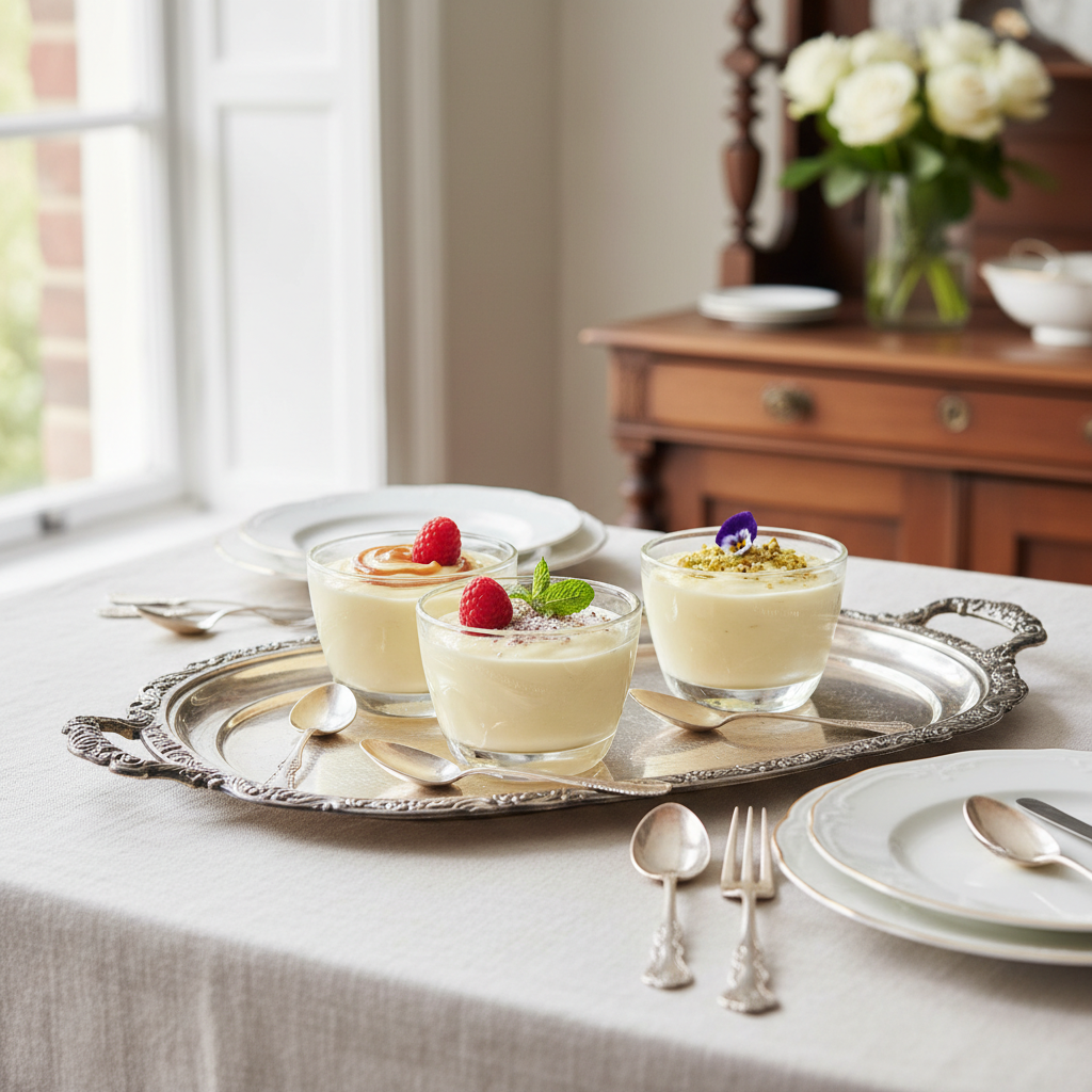 Photo de Recette de la crème anglaise onctueuse de grand-mère