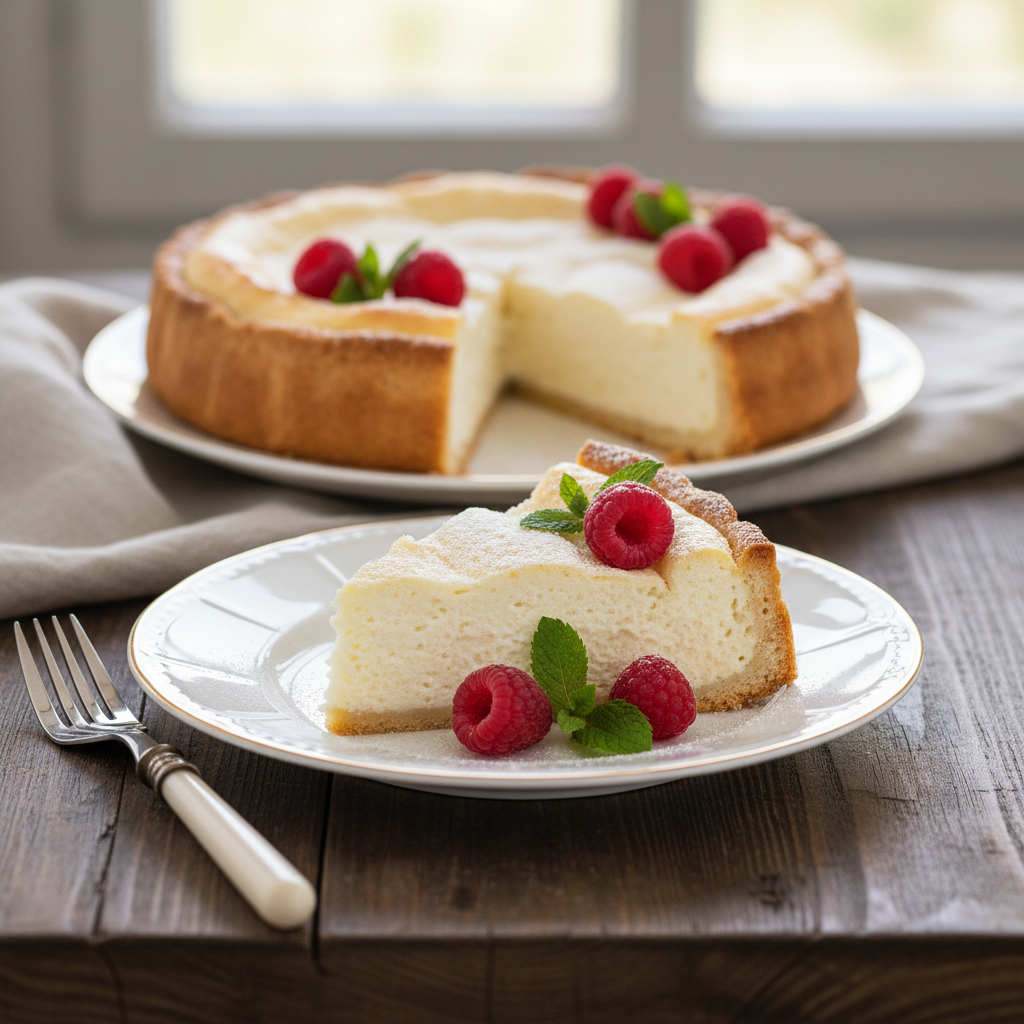 Photo de Recette de la tarte au fromage blanc traditionnelle