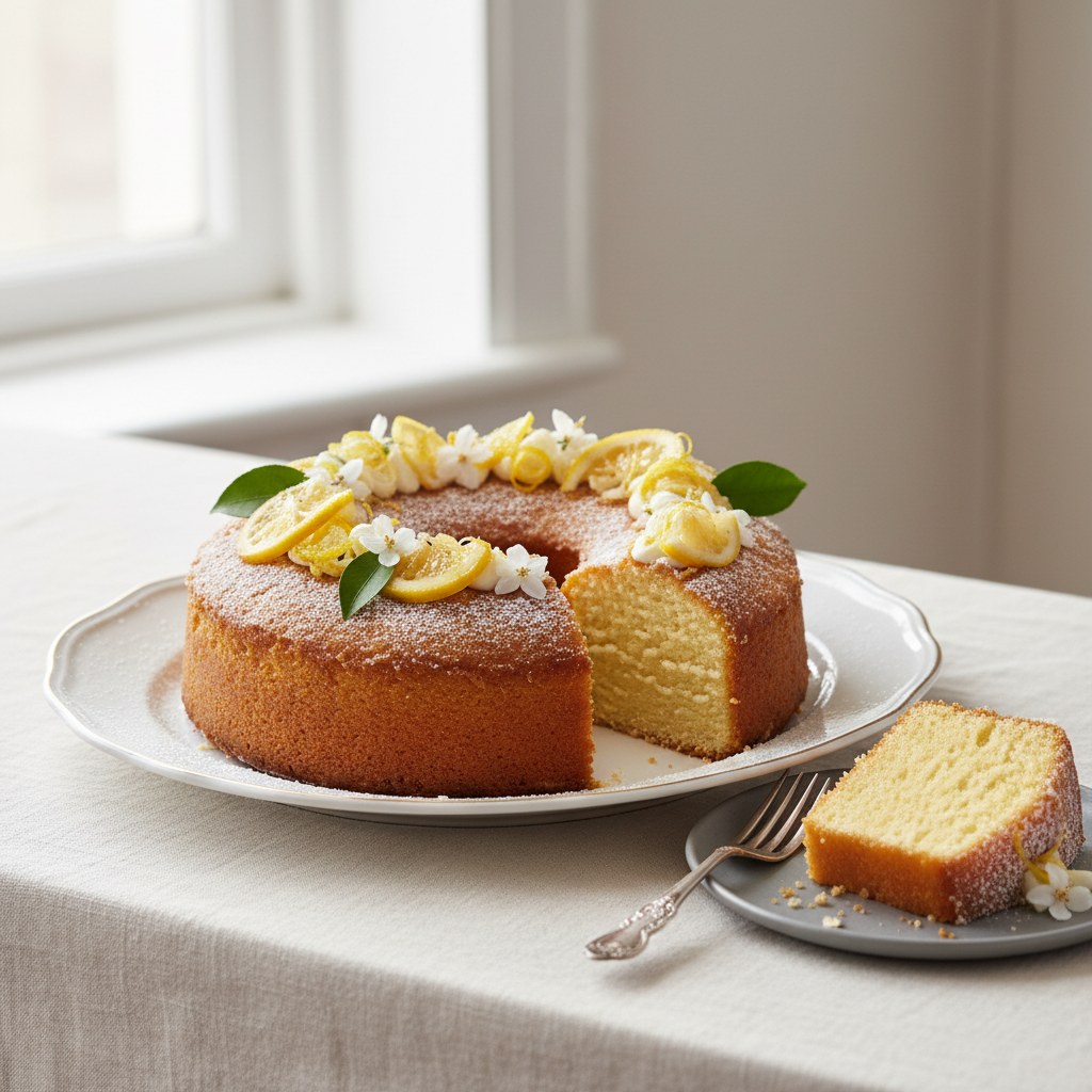 Photo de Recette de cake au citron irrésistiblement moelleux