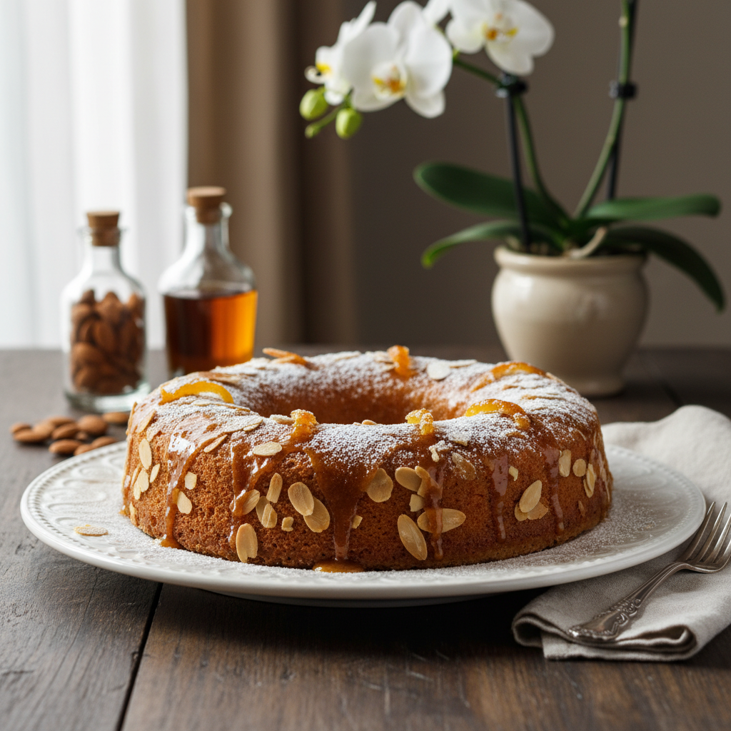 Photo de Recette du gâteau nantais traditionnel au rhum et amandes