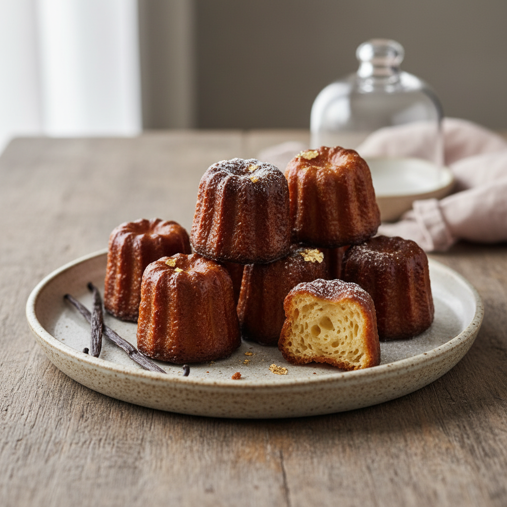 Photo de Recette des cannelés bordelais traditionnels et croustillants