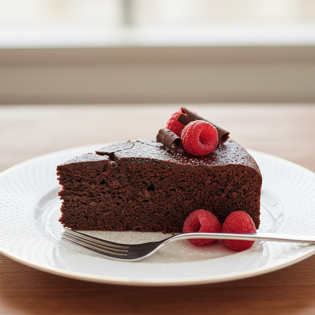 Photo de Recette du gâteau au chocolat intense et moelleux