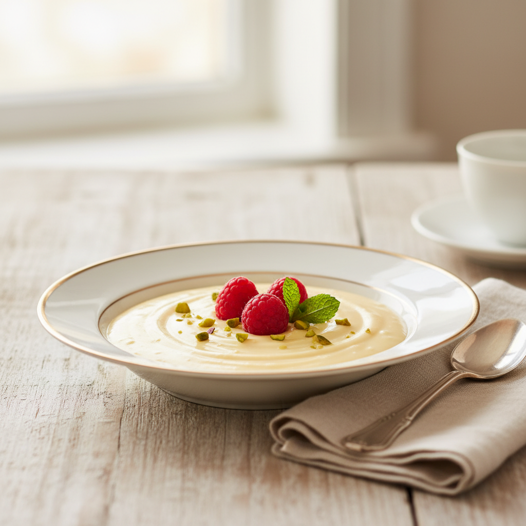Photo de Recette de la crème anglaise onctueuse et inratable