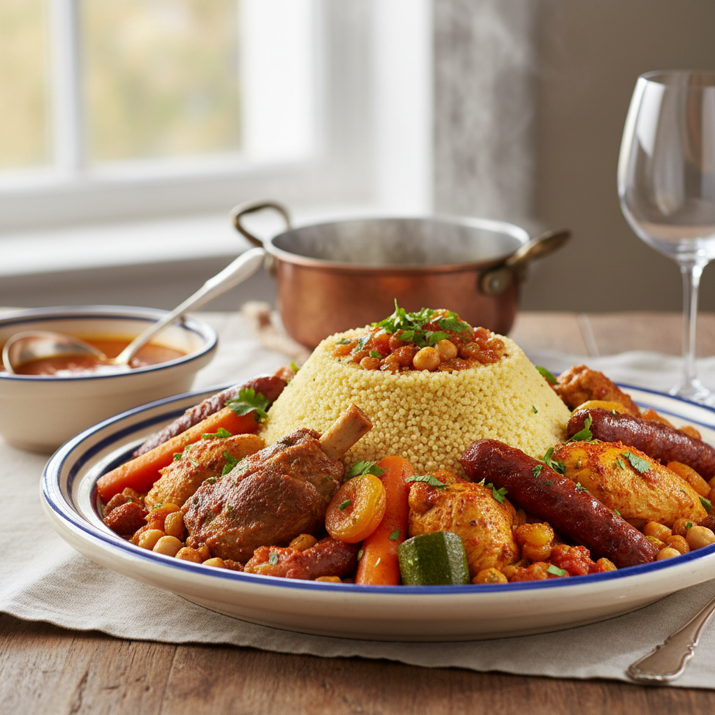 Photo de Recette du couscous royal traditionnel et parfumé