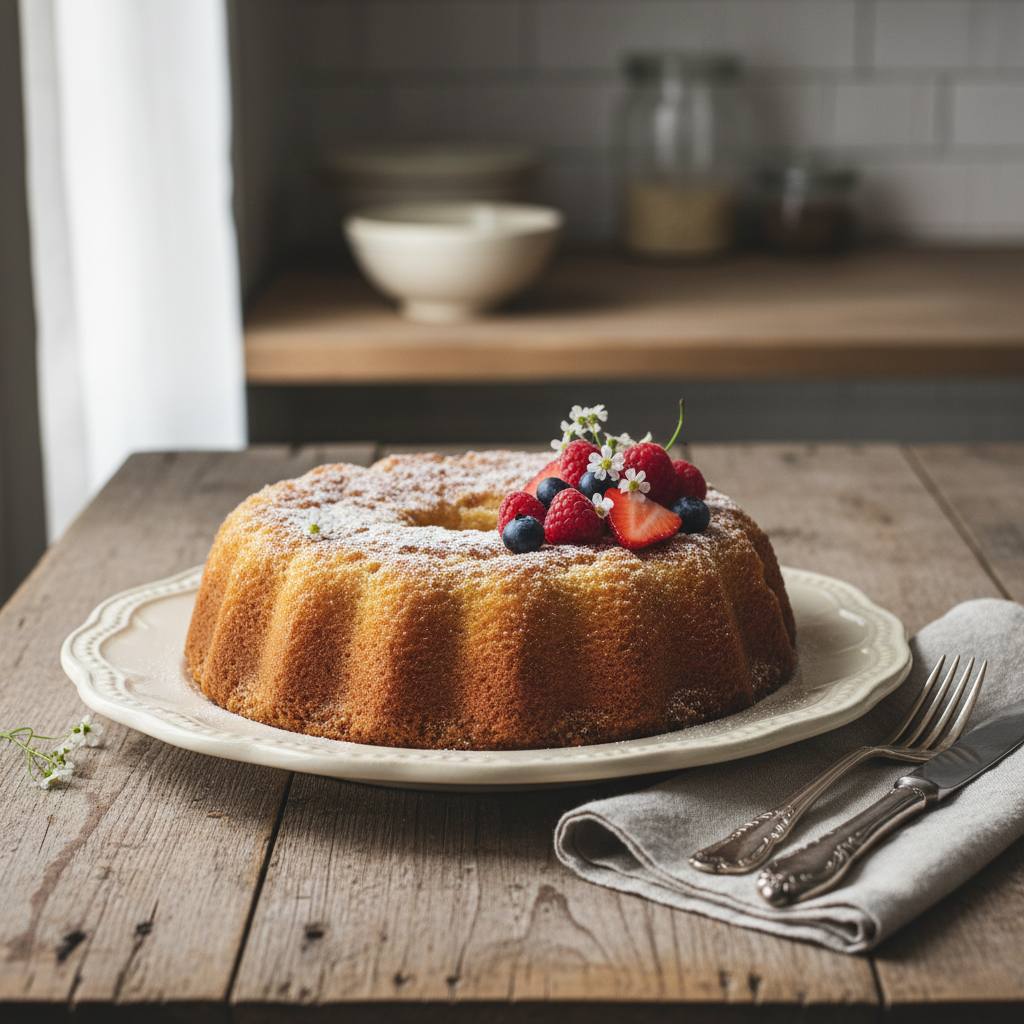 Photo de Recette de gâteau au yaourt moelleux de nos grands-mères