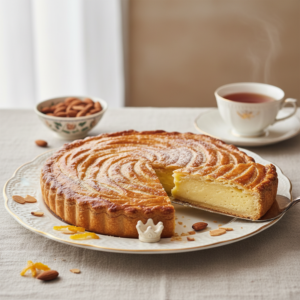 Photo de Recette de la galette des rois à la frangipane onctueuse