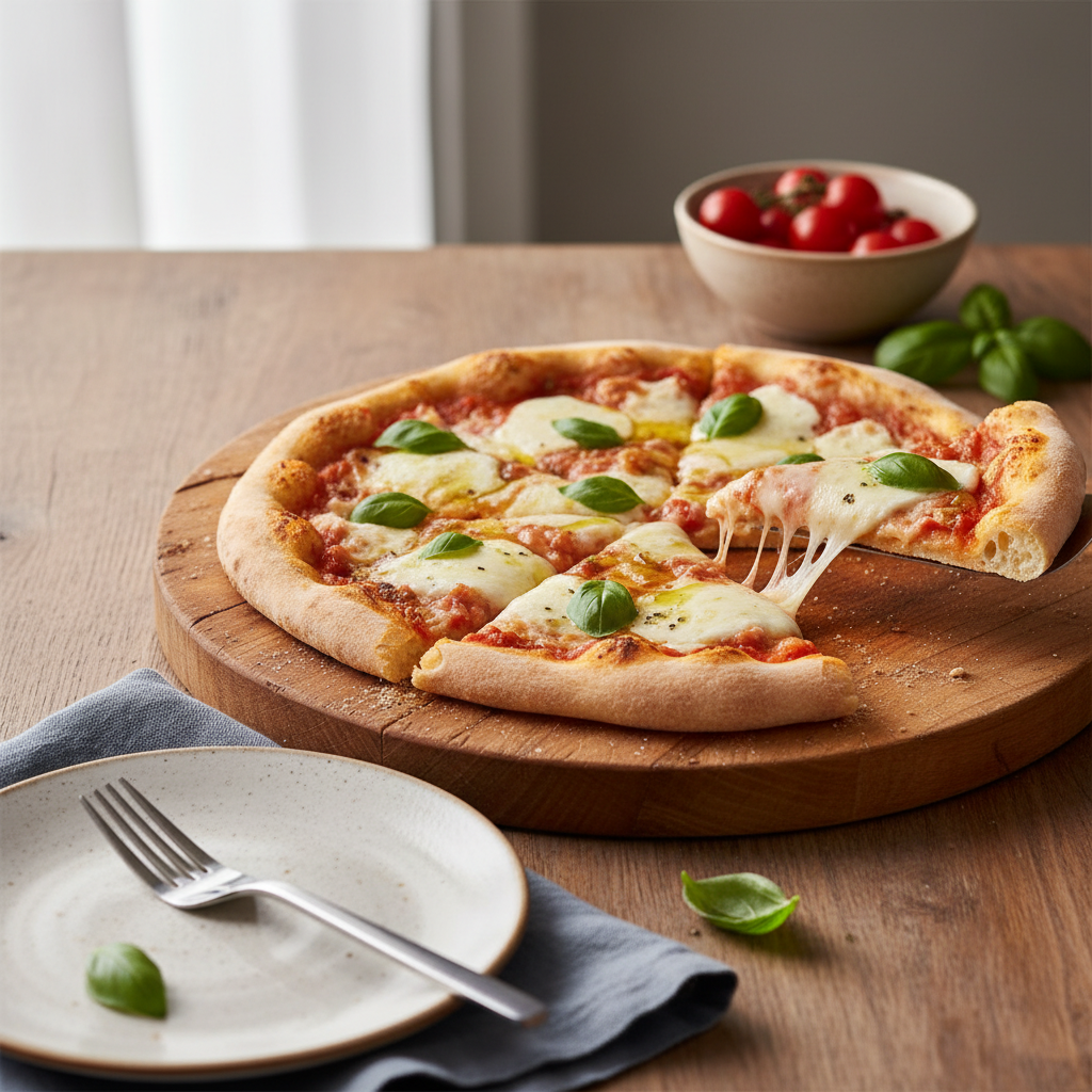 Photo de Recette de pâte à pizza maison fine et croustillante