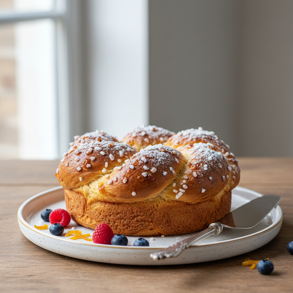 Photo de Recette de brioche au thermomix façon boulangerie