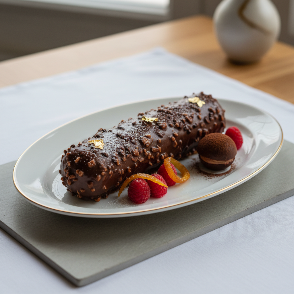 Photo de Recette de saucisse au chocolat artisanale et croquante