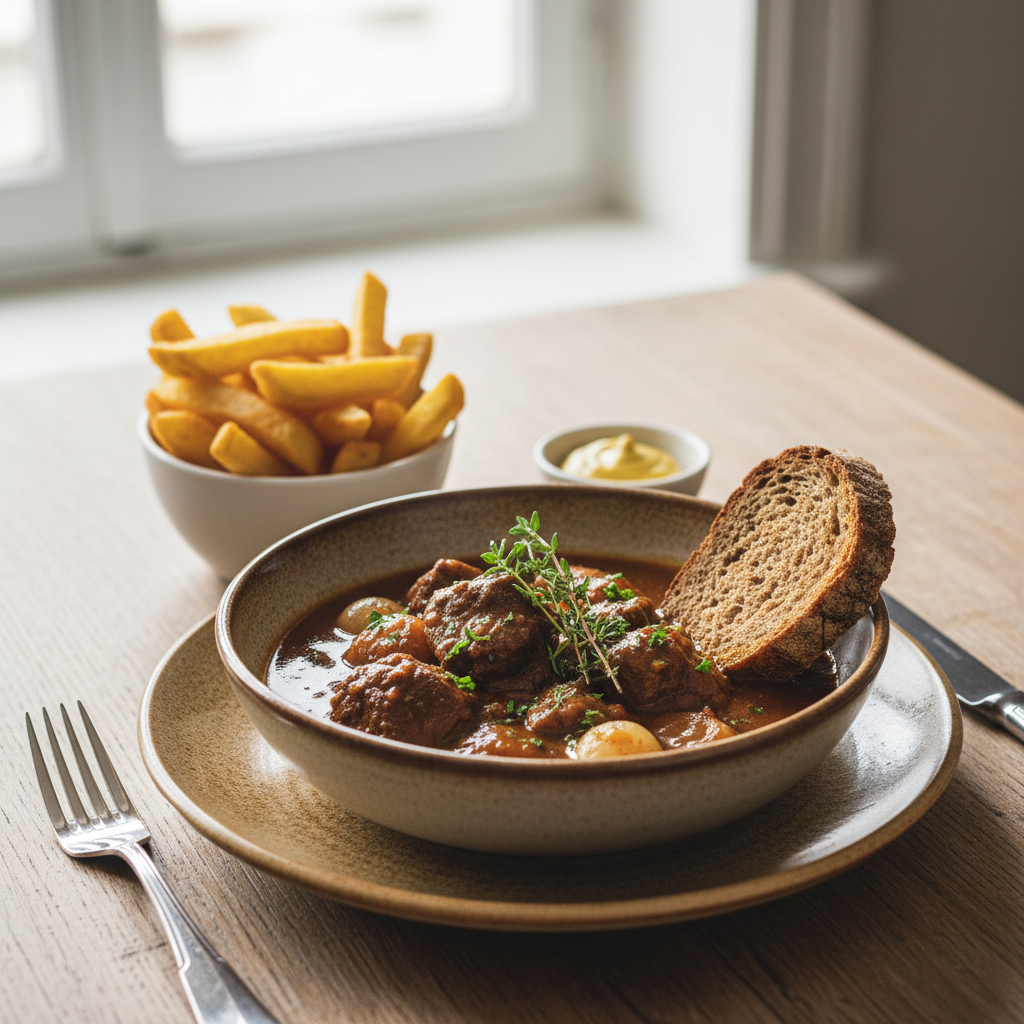 Photo de Recette de la carbonade flamande fondante à la bière