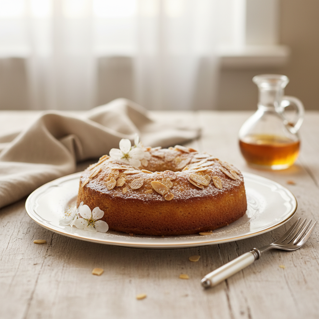 Photo de Recette de gâteau aux amandes moelleux façon Namandier