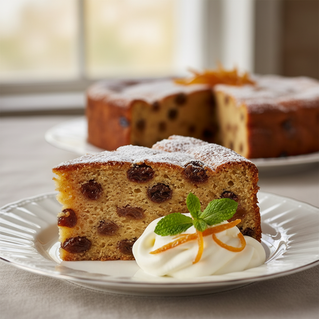 Photo de Recette du pudding à l'ancienne aux raisins secs