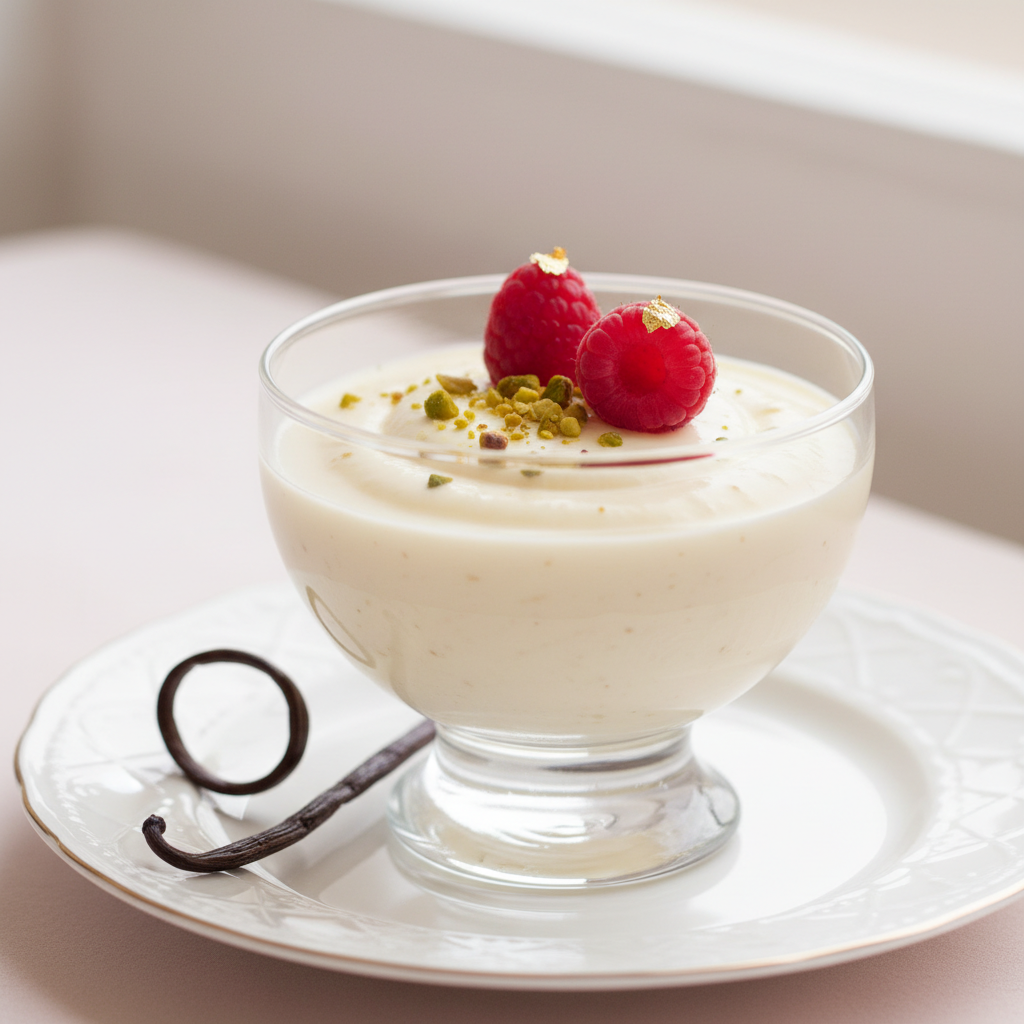 Photo de Recette de panna cotta au mascarpone fondante et vanillée
