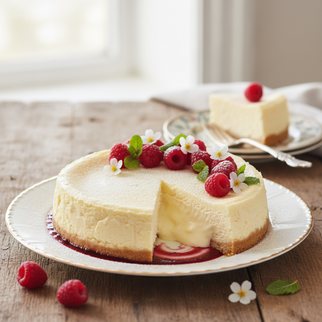Photo de Recette de cheesecake sans cuisson ultra fondant