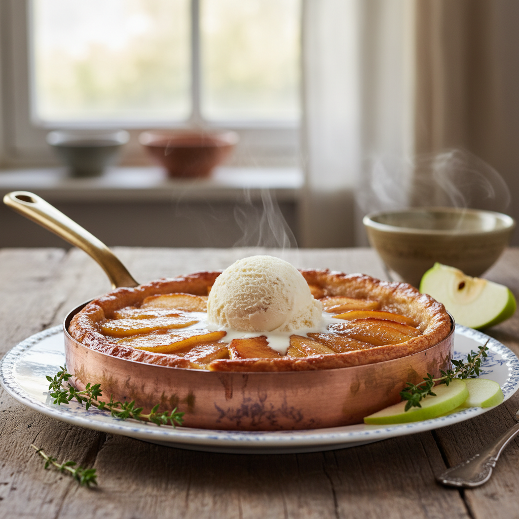 Photo de Recette de tarte tatin aux pommes fondante et inratable