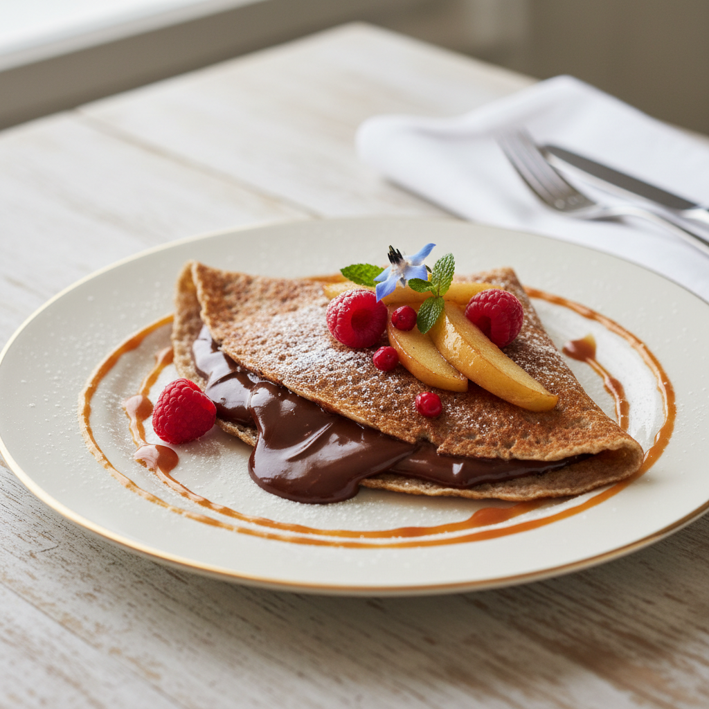 Photo de Recette de crêpes au sarrasin bretonnes façon galette