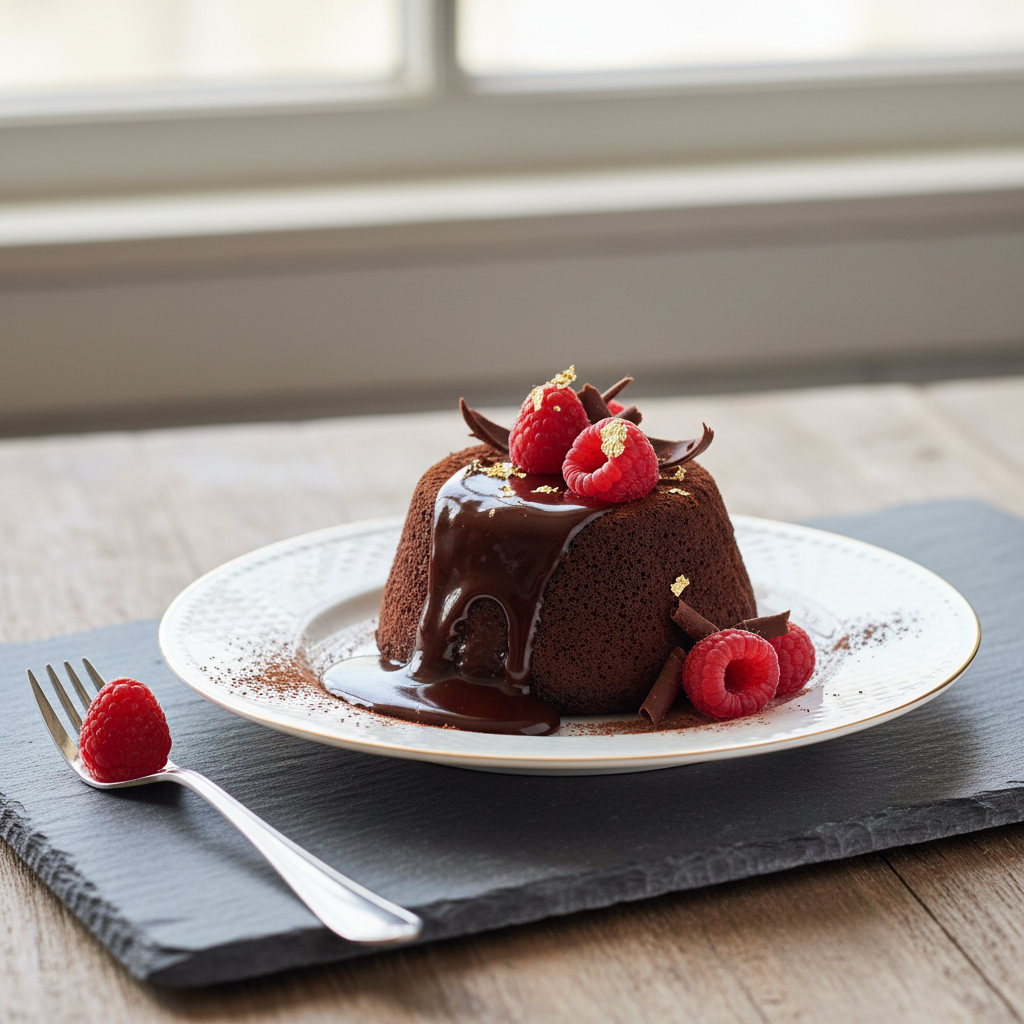 Photo de Recette de gâteau au chocolat fondant et intense