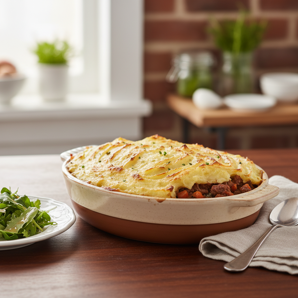 Photo de Recette du hachis parmentier fondant à la purée maison