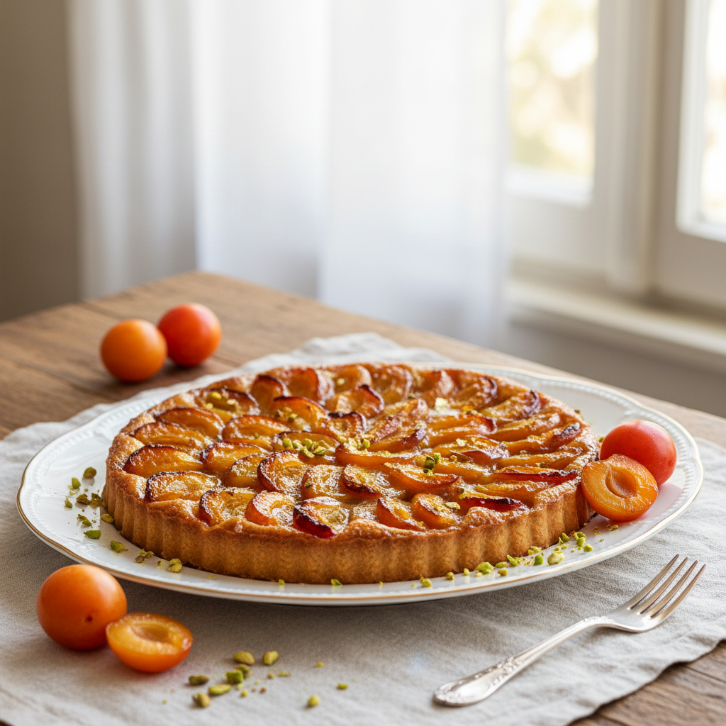 Photo de Recette de tarte aux mirabelles dorée et fondante