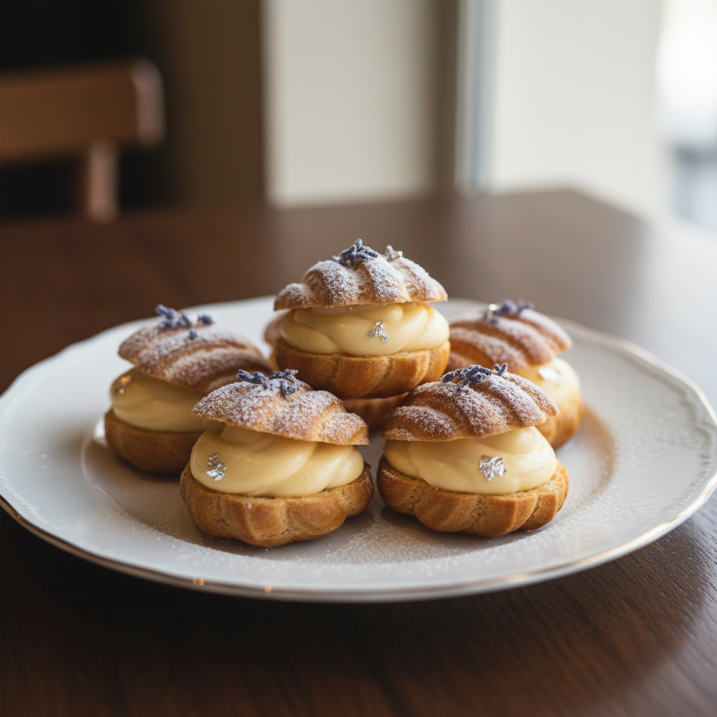 Photo de Recette de petits moules à la crème onctueuse