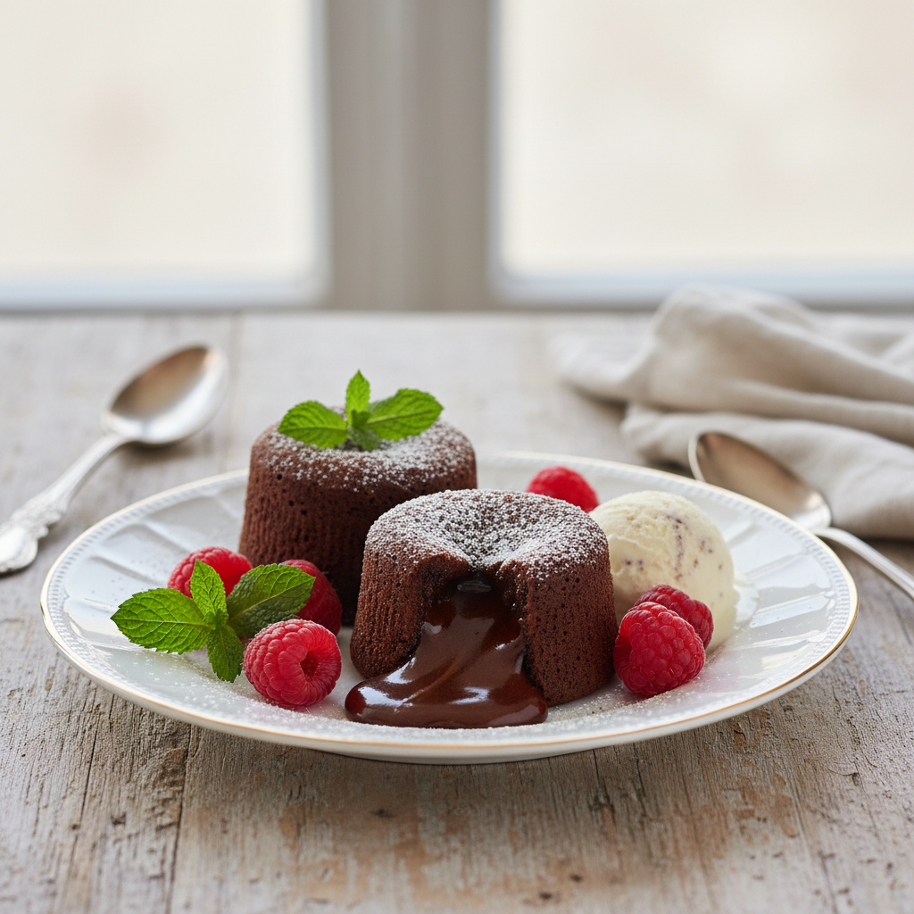 Photo de Recette de moelleux au chocolat express et inratable