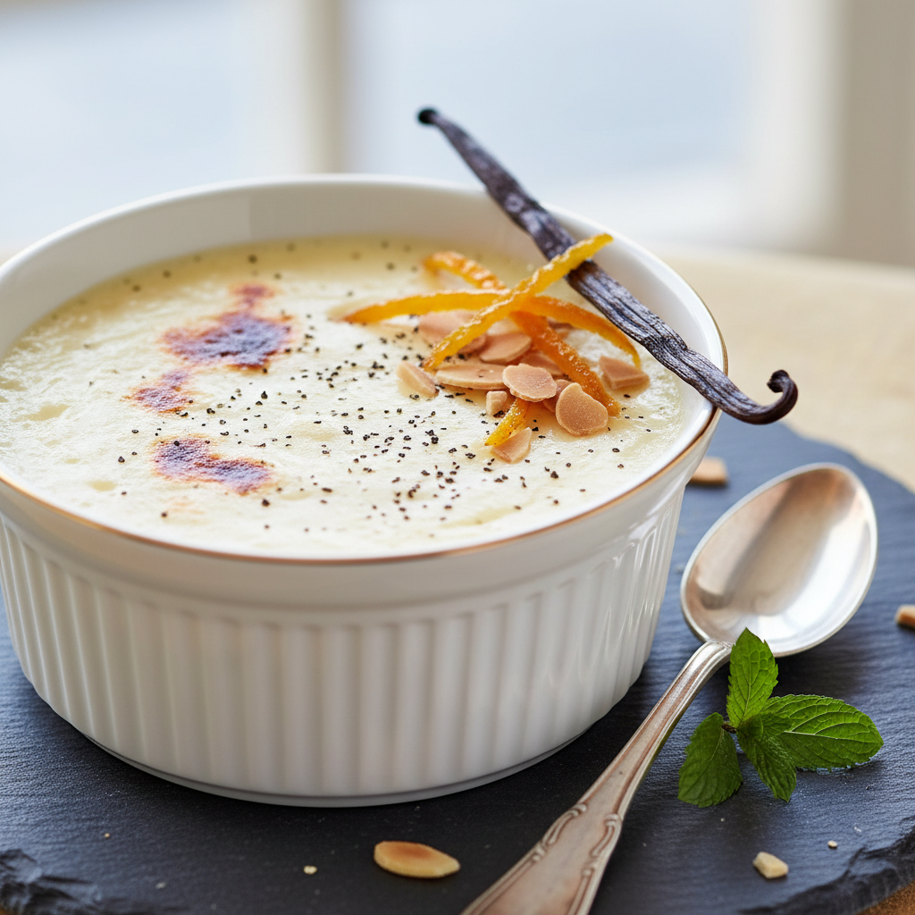 Photo de Recette de la crème pâtissière onctueuse et vanillée