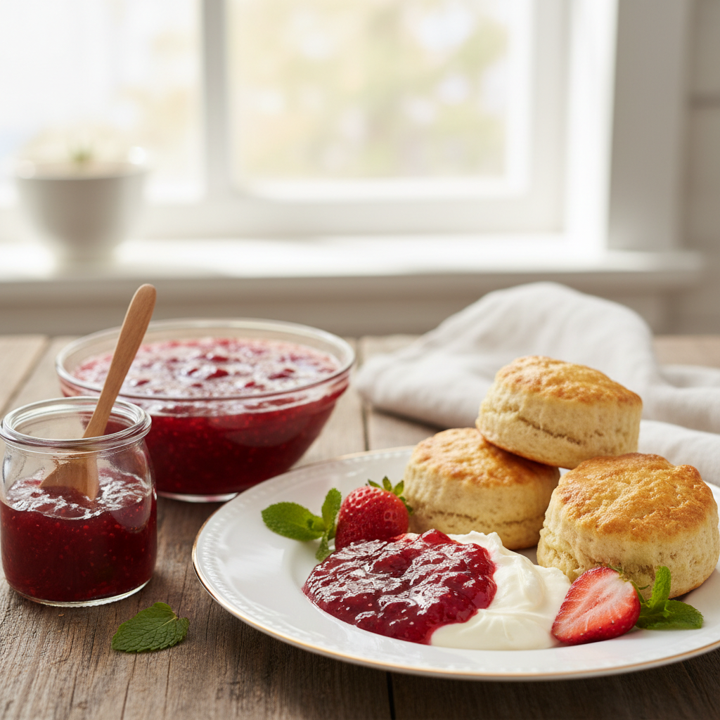 Photo de Recette de confiture de fraises onctueuse et rubis