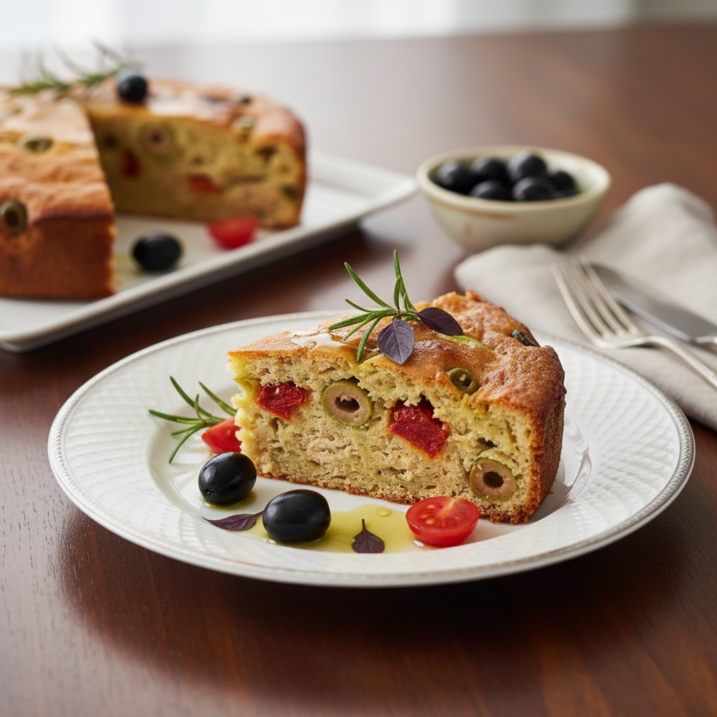 Photo de Recette de cake thon olive à la provençale très gourmand