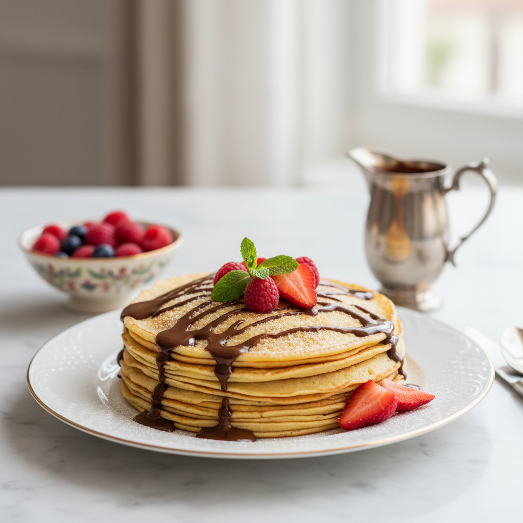 Photo de Recette des crêpes Thermomix à la texture parfaite