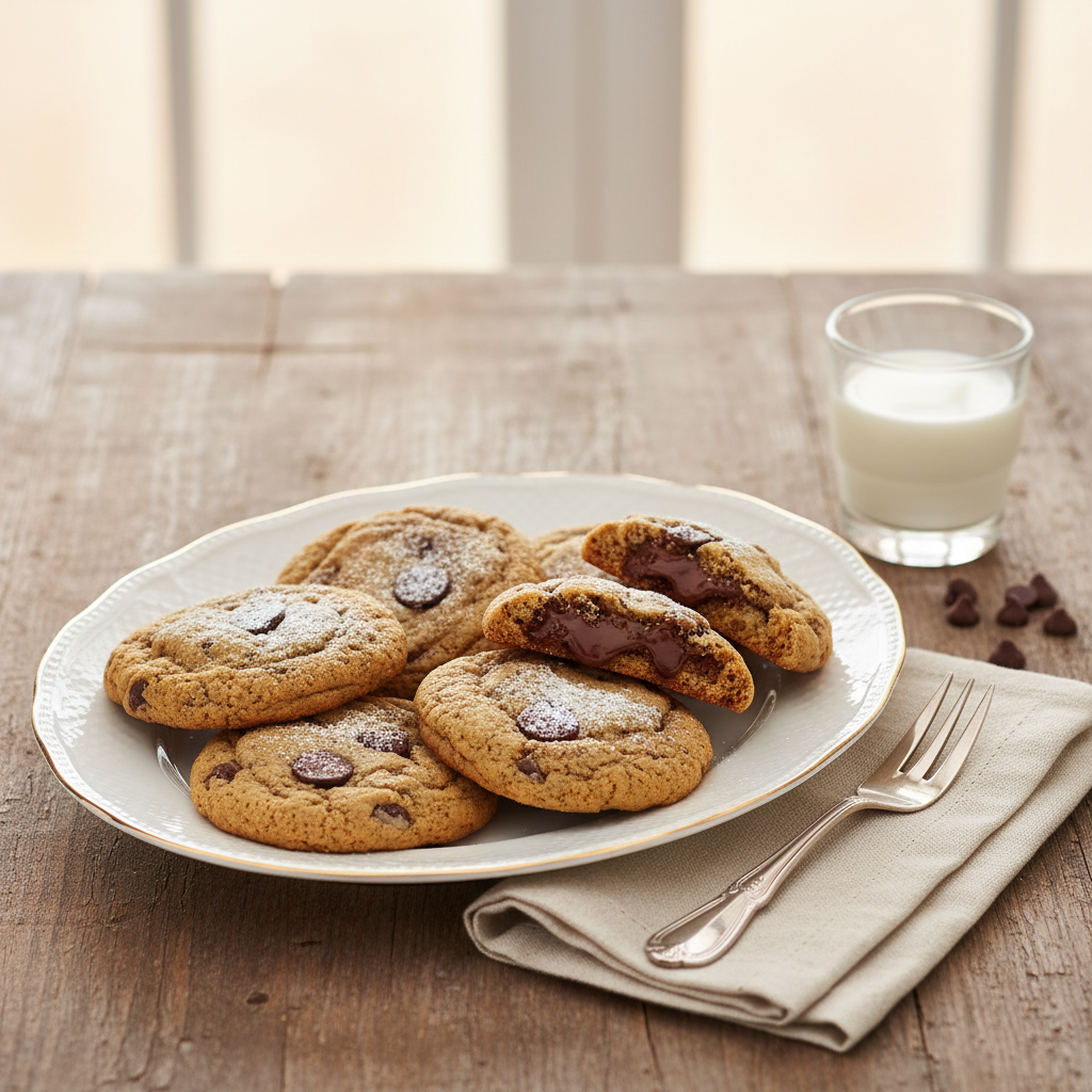 Photo de Recette des cookies américains aux pépites de chocolat