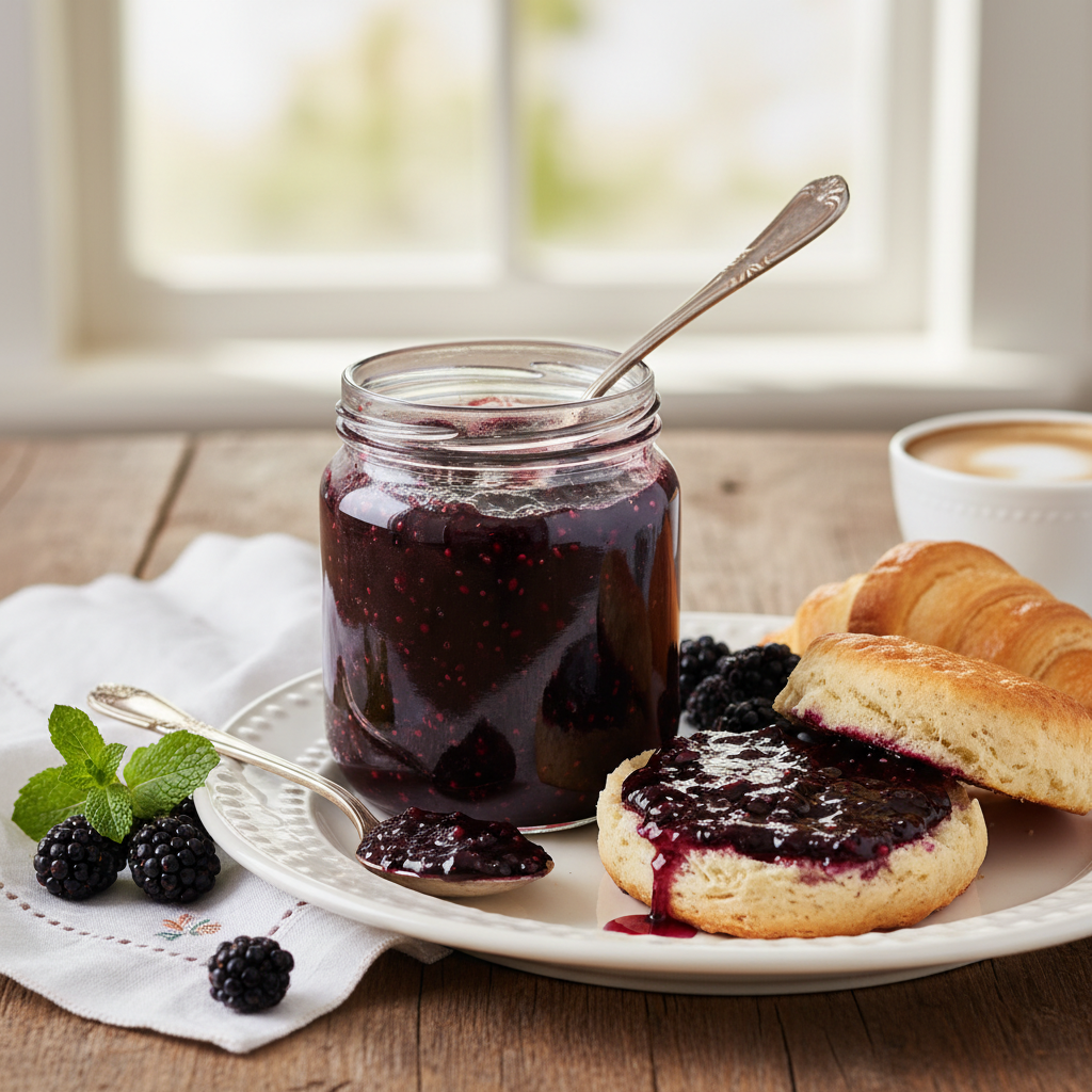 Photo de Recette de confiture de mûres sauvages et onctueuse