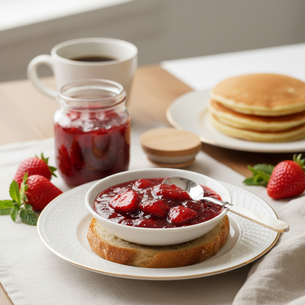 Photo de Recette de confiture de fraises maison onctueuse