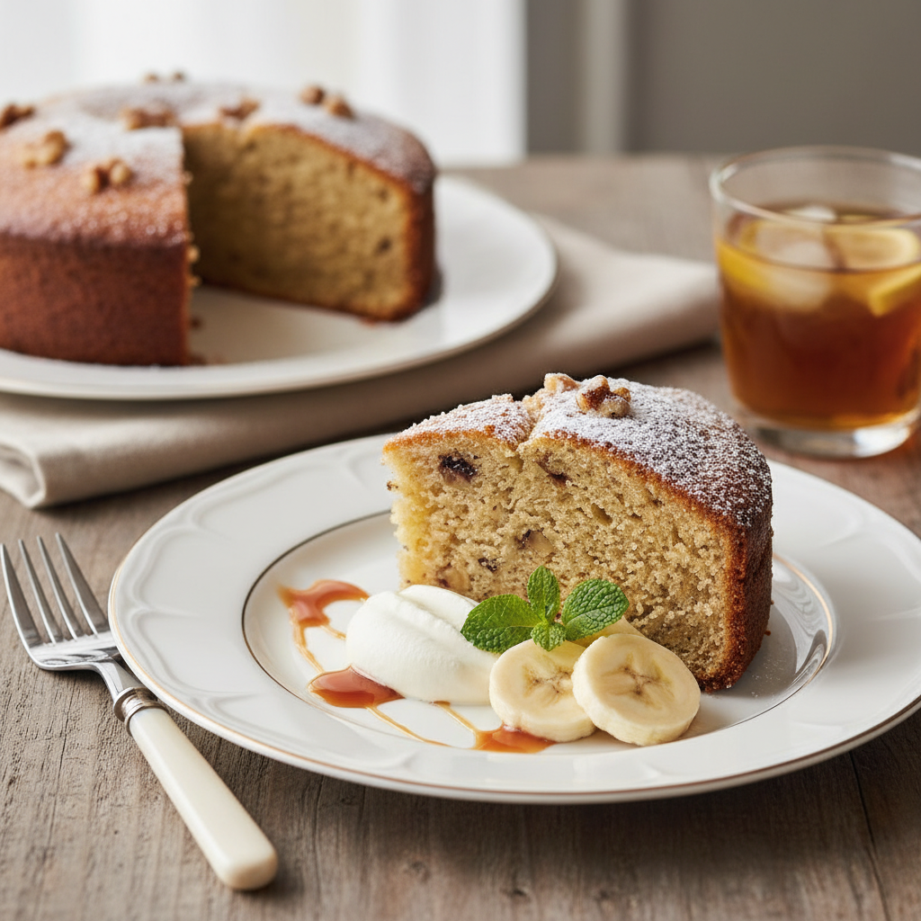 Photo de Recette de gâteau banane ultra moelleux et parfumé