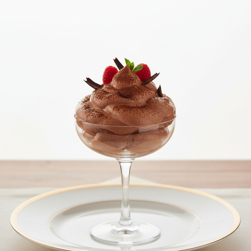 Photo de Recette de mousse au chocolat aérienne et intense