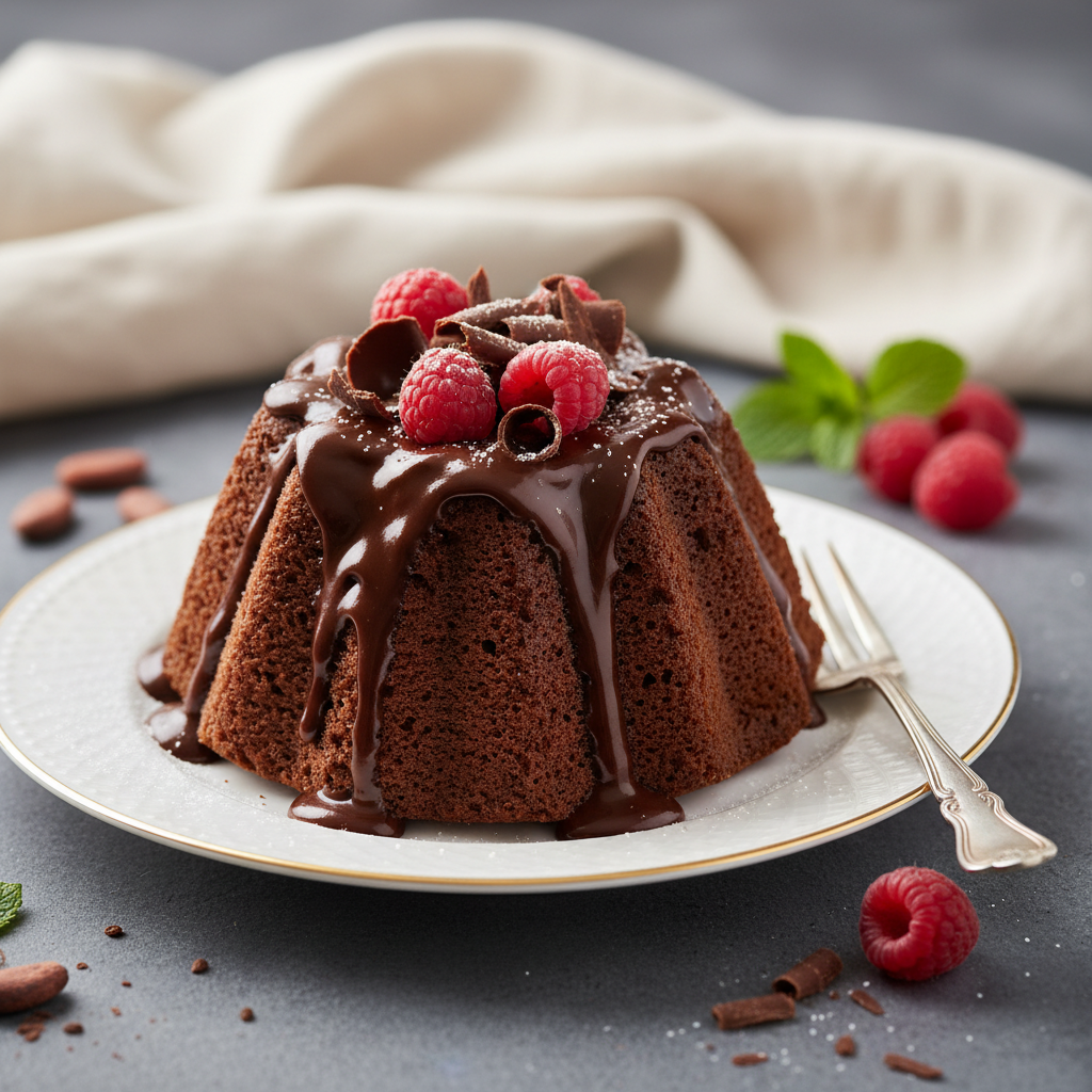 Photo de Recette de gâteau au yaourt au chocolat fondant et aérien