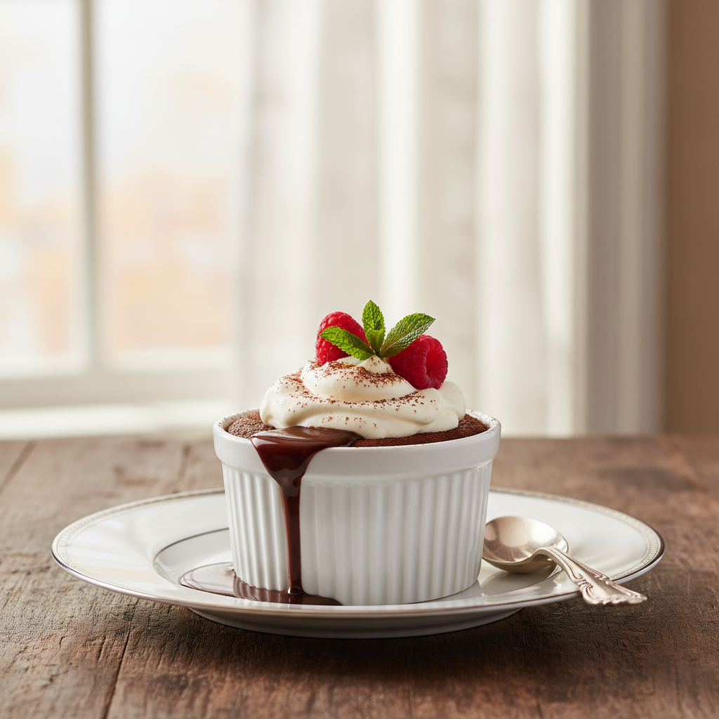 Photo de Recette du pudding au chocolat onctueux et fondant
