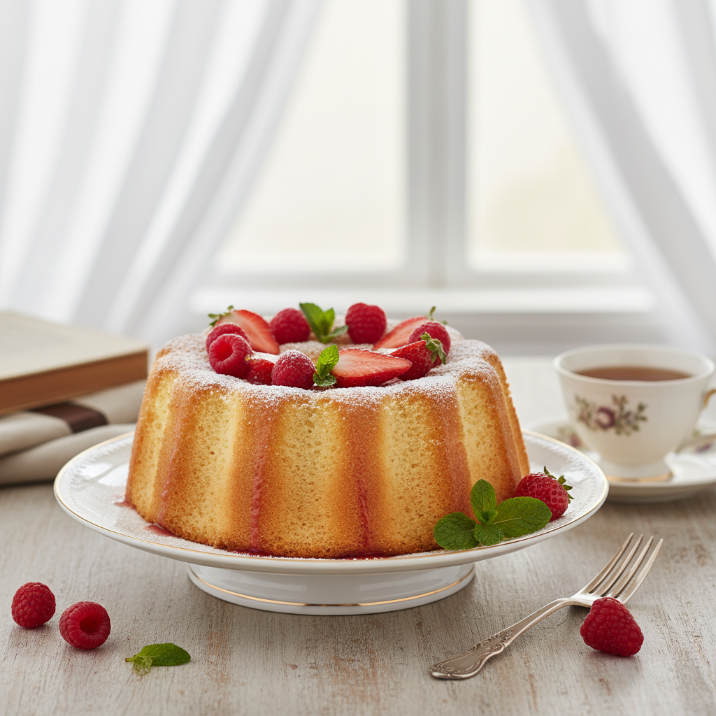 Photo de Recette de génoise moelleuse traditionnelle au bain-marie